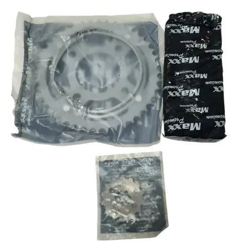 Kit Relação Titan 00/04 Cg 125 / Fan 125 05/08 Maxx Premium Cinza