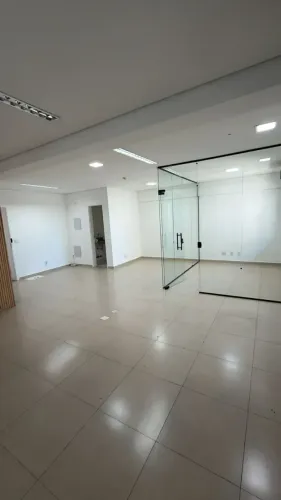 Venda de Sala comercial decorada 80 m² + 2 vagas - Trend Office-  Vila Mathias- Santos  SP