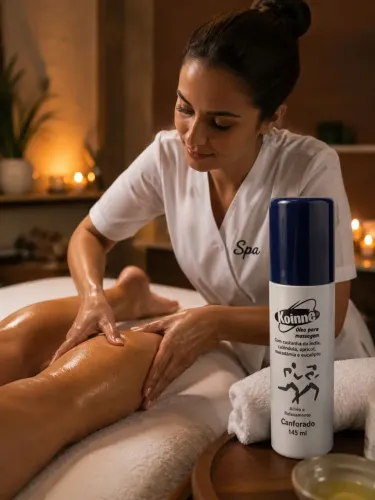 ÓLEO PARA MASSAGEM KOINNÉ CANFORADO 145ML 