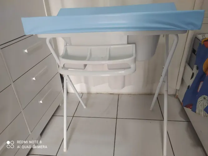Banheira com trocador