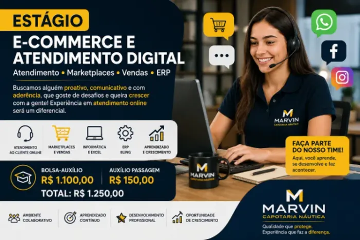 ESTÁGIO EM E-COMMERCE E ATENDIMENTO DIGITAL