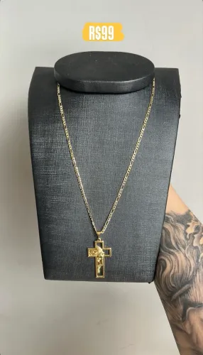 CORRENTE FININHA BANHADA A OURO 18K