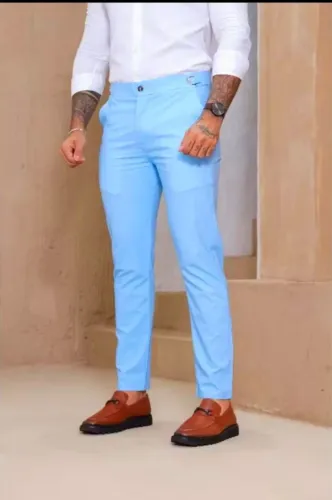 Calça de Alfaiataria Com Ajuste Lateral