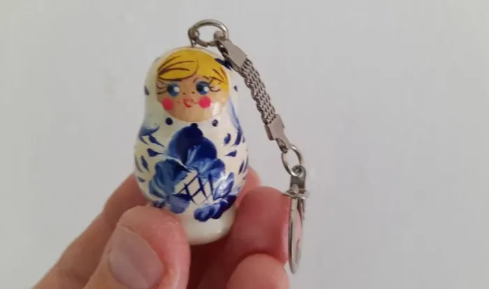 Chaveiro Original Russo - Matrioska - Década De 1970