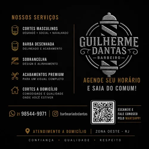 Corte de cabelo a domicílio 