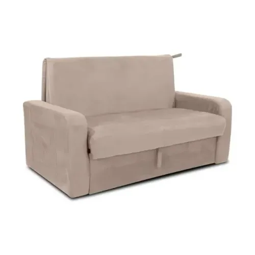 Sofá-cama 2 lugares com baú
