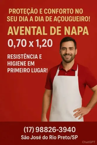 Avental de Napa para Açougue