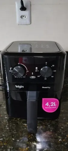 Air Fryer Elgin Quad Fry 4,2L 1400W Preta
