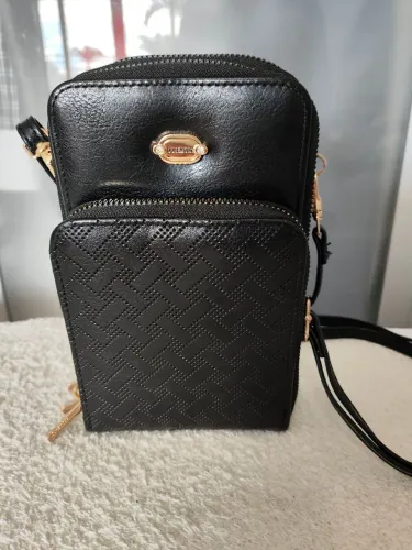 Bolsa porta celular transversal preta
