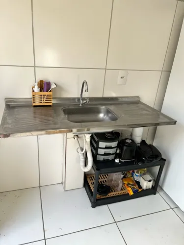Pia de cozinha inox 1,20