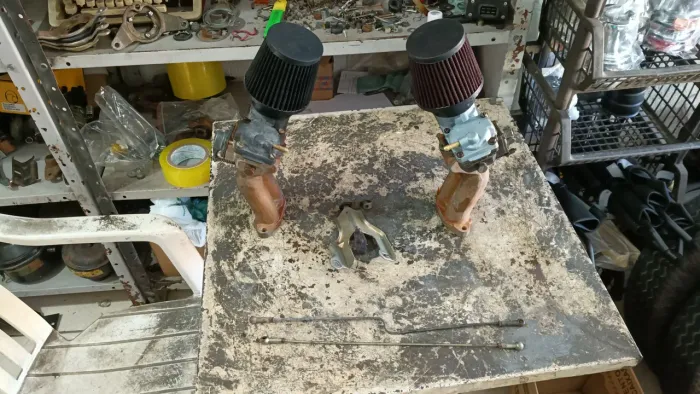 KIT DUPLA CARBURAÇÃO ÁLCOOL PRA FUSCA BRASÍLIA KOMBI BUG BAJA 