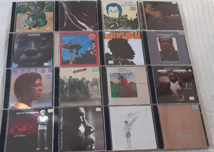 Cd's - Coleção Milton Nascimento - 37 unidades