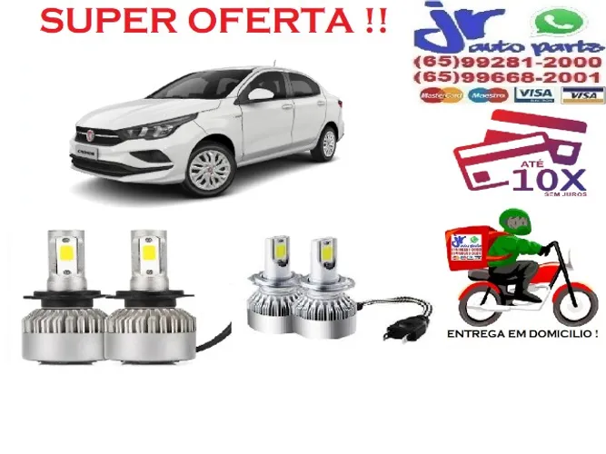 Ultra LED (Alta)Fiat Cronos 6000K 12V 24V