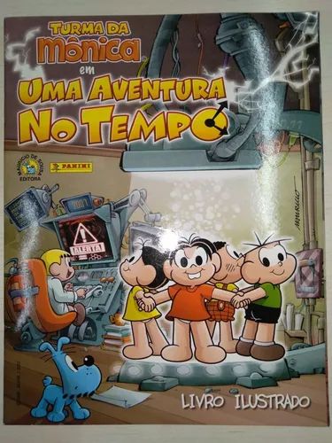 Álbum figurinhas TURMA DA MÔNICA Uma Aventura no Tempo