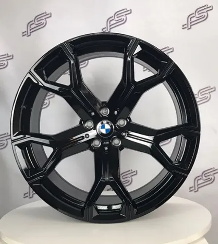 Rodas Bmw X6 M Preto Brilhante 5x112 - aro 21 Duas Talas