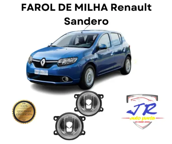 Par Farol Milha Sandero 2014