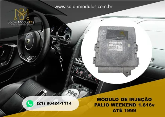 Módulo de injeção palio weekend 1.616v até 99