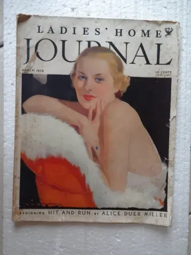 Ladies Home Journal- March 1934 (Item para Colecionadores, Decoração ou Figurinismo)