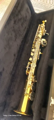 !!! VENDO !!! Lindo sax soprano eagle BAIXEI O VALOR