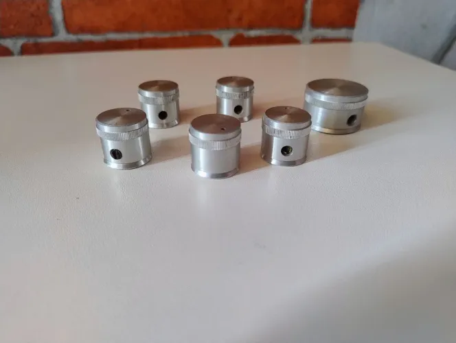 Knobs de alumínio 
