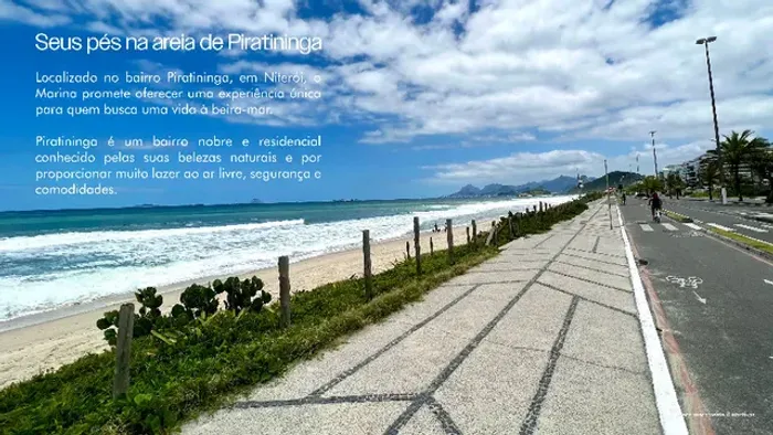 Condomínio Marina Piratininga - Frente Mar - Cobertura 3 suítes - Lançamento