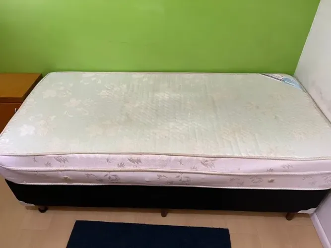colchão ortopédico solteiro box com base