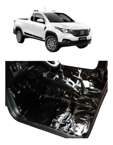 Tapete Assoalho Vinil Fiat Strada Simples 2023/2024 Inteiro