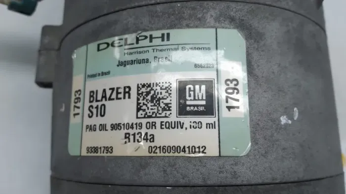 Compressor Ar Condicionado S10 Blazer 2.4 01/11 #37242