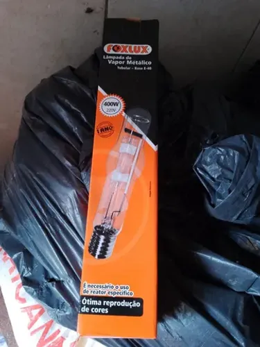 Lâmpada vapor metálico 400wats