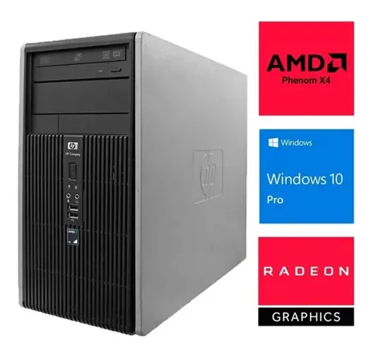 CPU Desktop Hp DC5850 AMD Atlhon X2 Dual Core 4GB 250GB W10