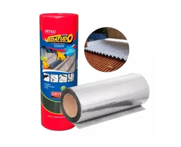 Manta Asfaltica Auto Adesiva Aluminizada Vedatudo 45cm 