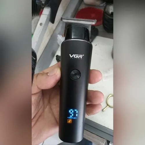 Máquina acabamento Profissional vgr série-x/Lâmina em formato T/ Incríveis 6 HORAS DE USO