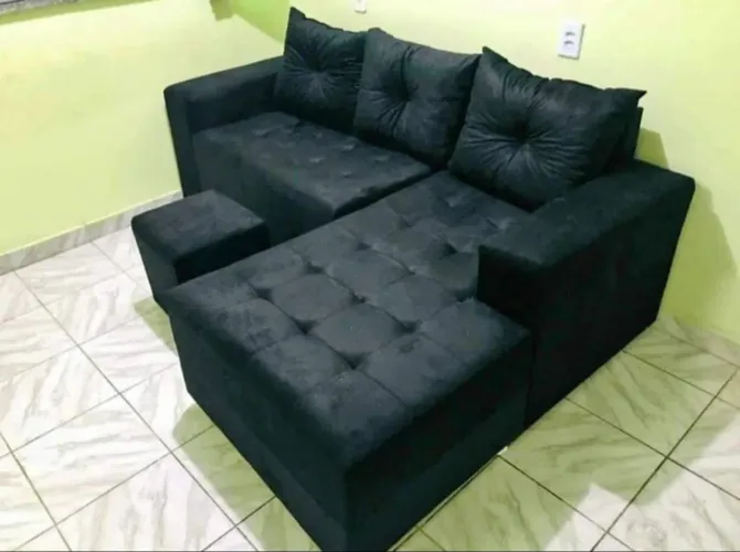 Sofá cheyse 3 lugares entrega grátis