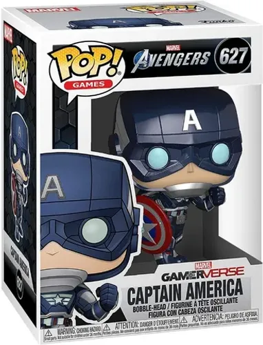 Funko Pop #627 - Capitão América - Marvel Avengers