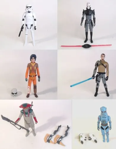 R$ 57 a R$ 87 - Figuras de Ação Star Wars