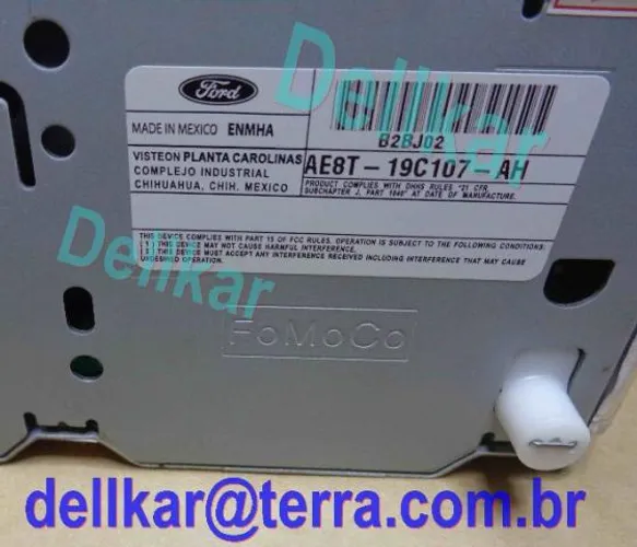 Módulo rádio Som New Fiesta Mexicano 10 11 12 13 Multimidia modulo Sync 