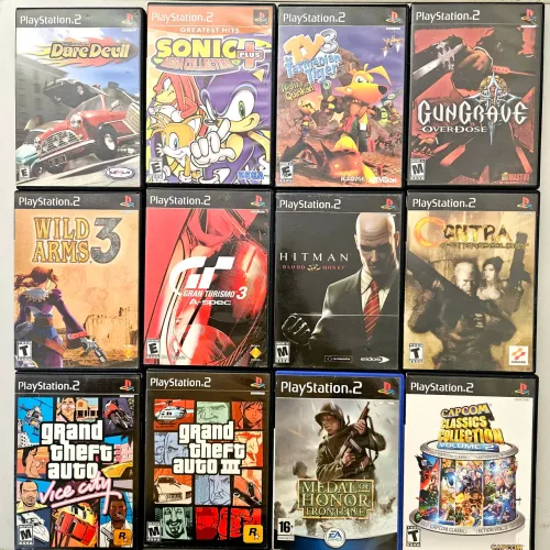 Lote de 15 jogos Playstation 2 - Diversos gêneros