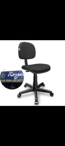 Cadeira de Escritório Giratória - Preta
