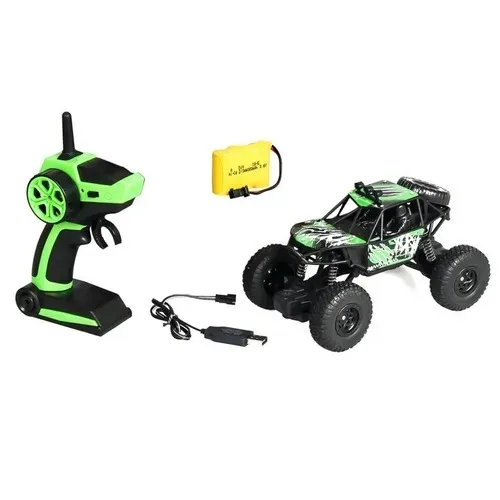 Carrinho De Controle Remoto Rock Metal 4x2 Recarregável Top