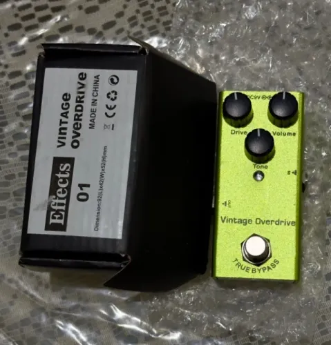 Pedal Overdrive NOVO! - baseado no TS9 Ibanez. Novo! Ñ Boss, Furman, Joyo, Nux, 