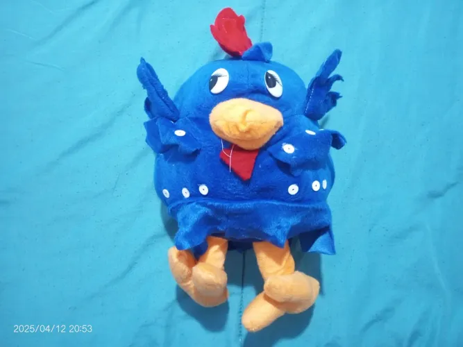 Galinha Pintadinha Pelúcia Azul - usada 
