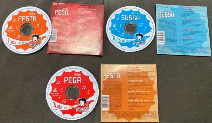 Mini cds coca cola edição limitada 