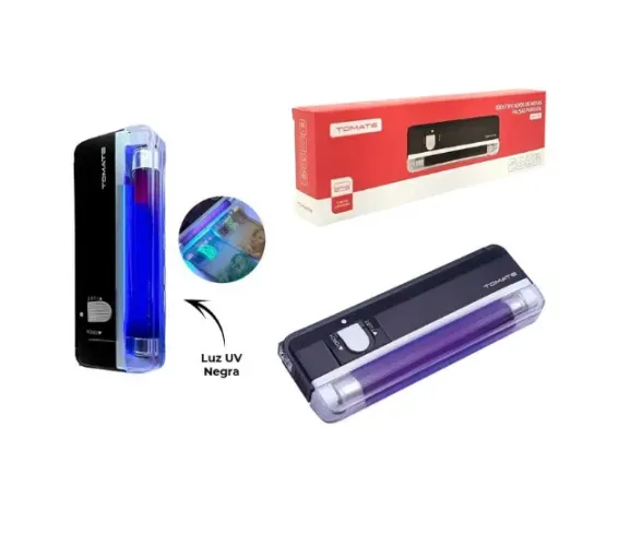 Identificador de Notas Falsas Portátil Luz Uv Tomate