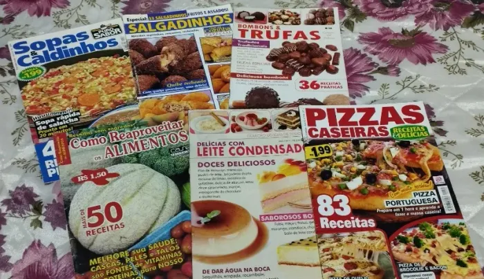 6 revistas de culinaria Guia da Cozinha (Lote9)