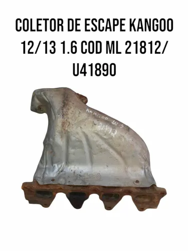 Coletor De Escape Kangoo 12/13 1.6 Cod Ml 21812/ U41890
