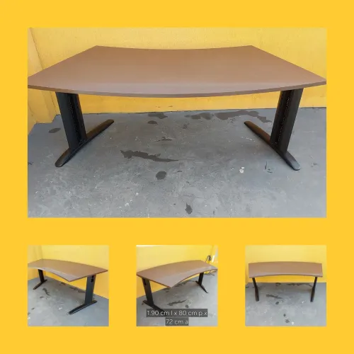 Mesa de Escritório modelo curvo