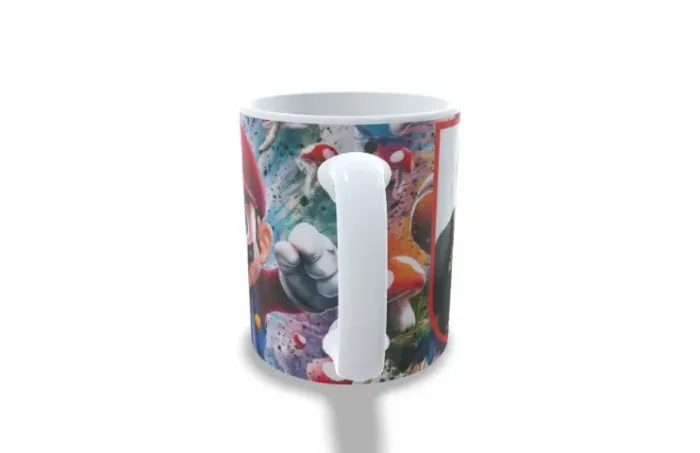 Canecas Porcelana com fotos tema Mario bros.