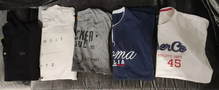 Kit 5 Camisetas em Ótimo Estado - marcas originais