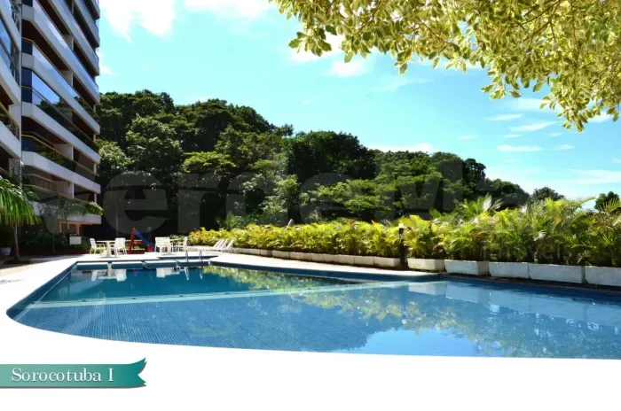 Apartamento À VENDA no condomínio Sorocotuba Guarujá.