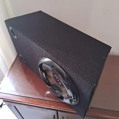 Caixa De Som Subwoofer Bomber Sw10  200w Rms 04 Ohms 